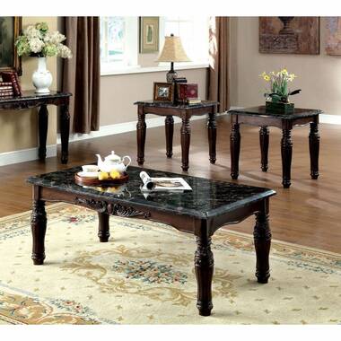 White and brown coffee deals table set